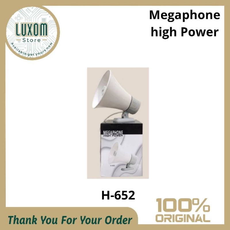 Megaphone High Power H-652/Meghapone/Corong Toa/High power