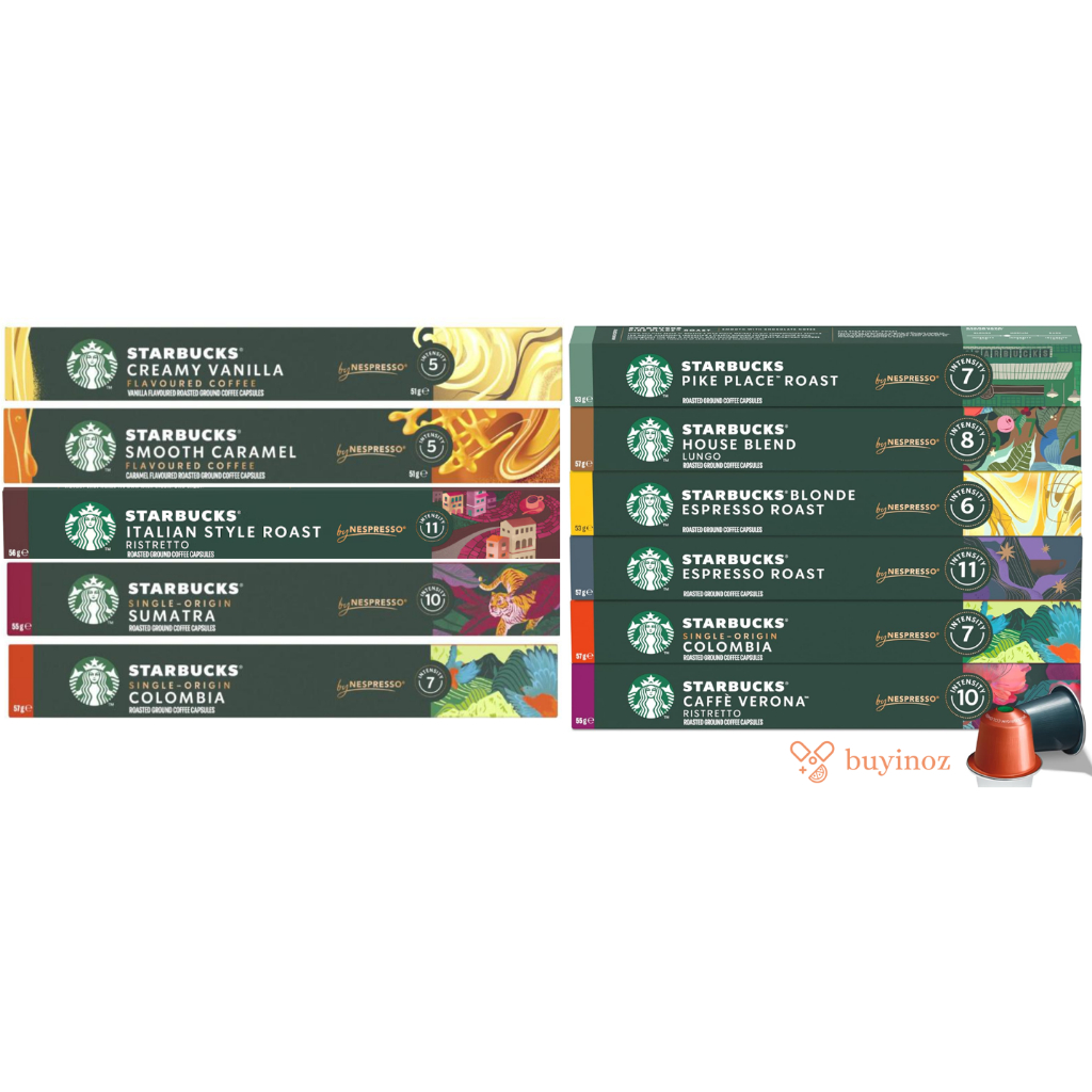 

Starbucks NESPRESSO Capsule Coffee Kapsul Kopi 10 pack - 100% ORIGINAL from AUSTRALIA
