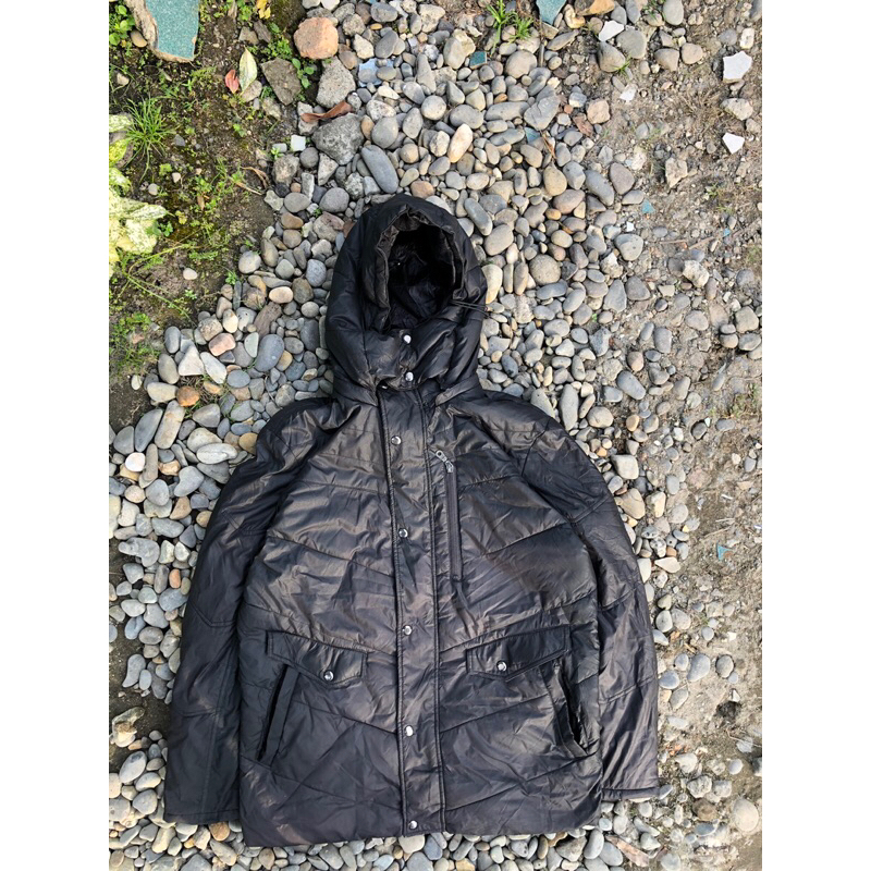 JAKET BULANG PARKA BLACK
