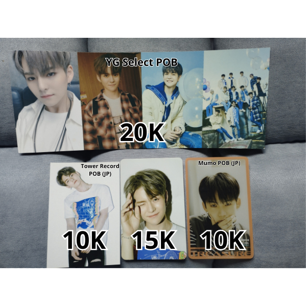 Treasure Official Photocard PC Hyunsuk Yoshi Ygselect Tower Record MUMO CH 1 2 Chapter Treasure Effe