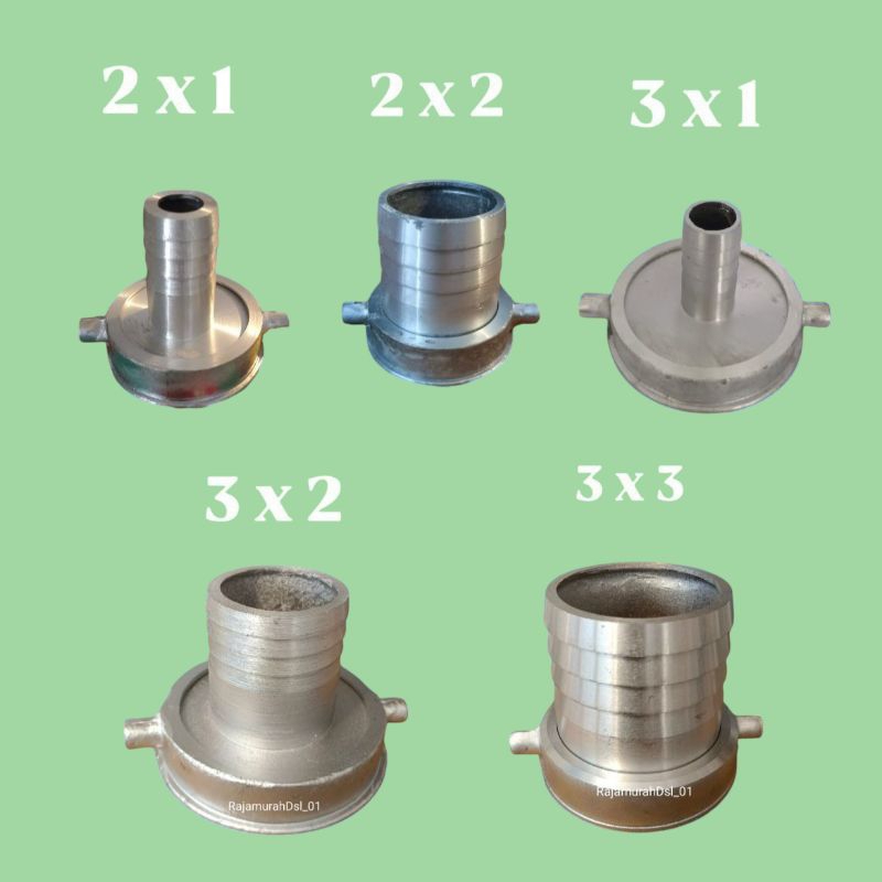 Socket Alumununium Sok Drat Alkon - Drat Socket Mesin Pompa Air