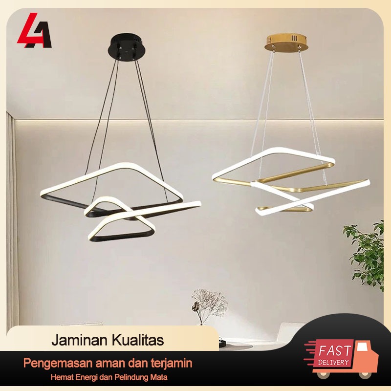 Lampu Desainer LED Gaya Modern Penerangan Ruang Tamu Lampu Terowongan Lampu Pendant Plafon