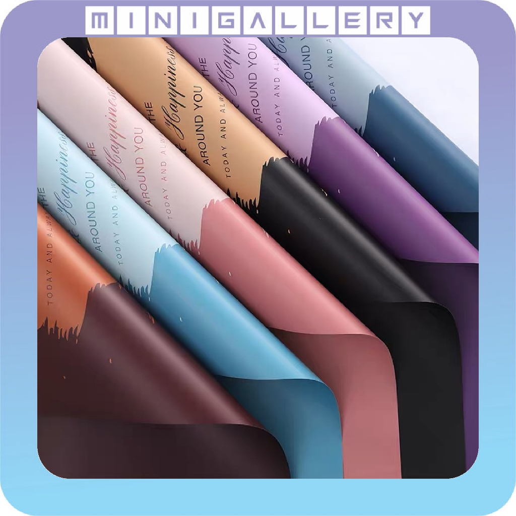 

Kertas Buket Bunga Cellophane Dua Warna Flower Wrapping Paper Bi Color 2 Warna Ecer KB6018