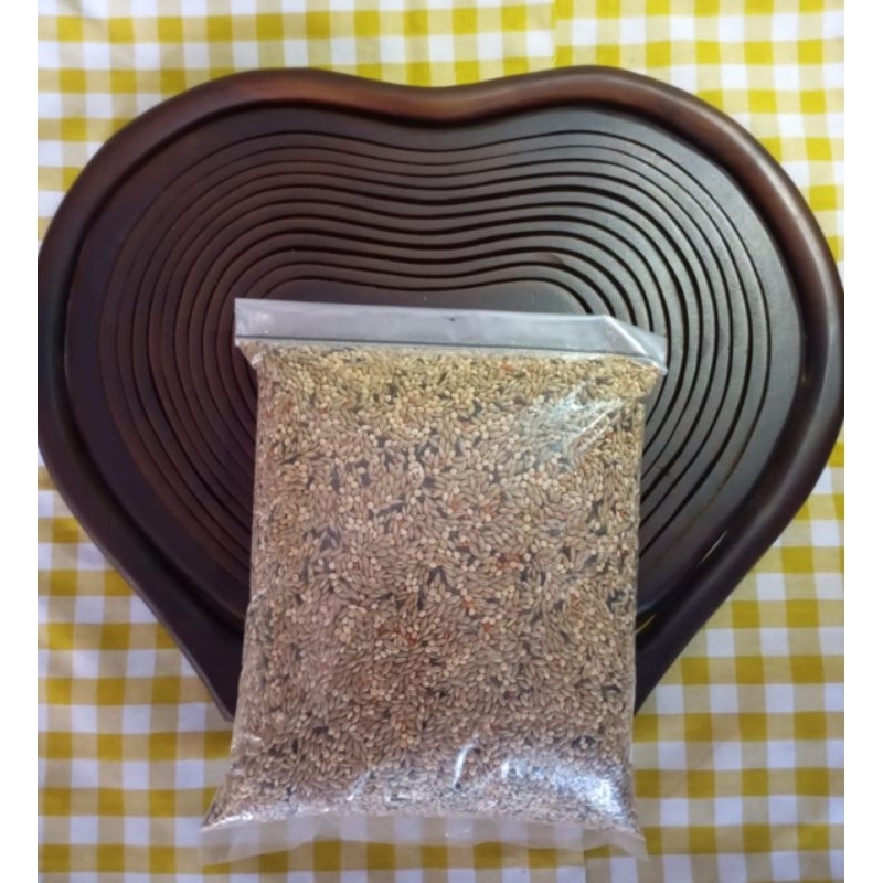 Pakan burung kenari seed campuran sangrai - makanan kenari campur