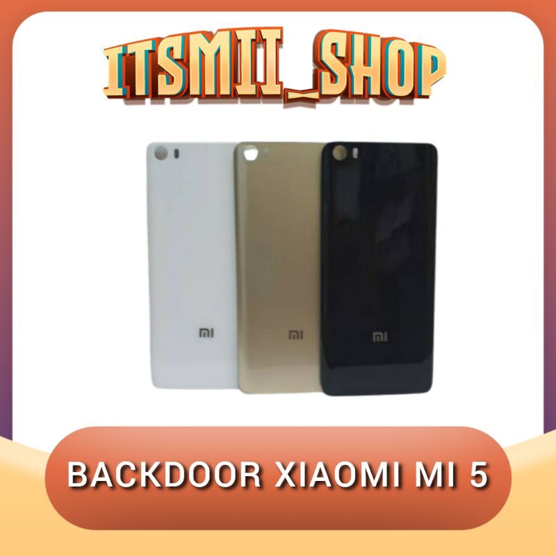 Backdoor Backcover Tutup belakang Xiaomi Mi 5 | Xiomi Mi5 Bahan kaca