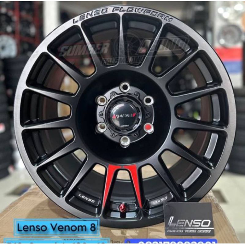 Velg Mobil Lenso Venom 8 Ring 18 pajero fortuner strada triton