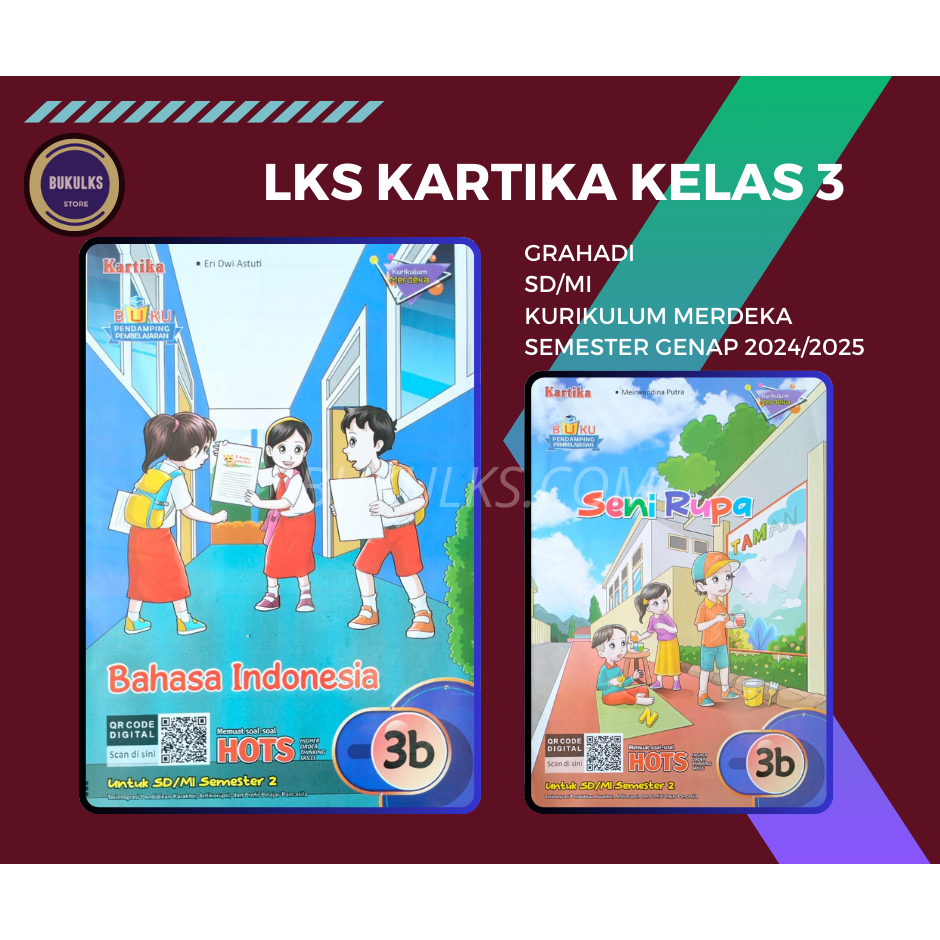 Buku LKS Grahadi Kartika Simpati SD MI Kelas 3 Merdeka Genap 2024 2025