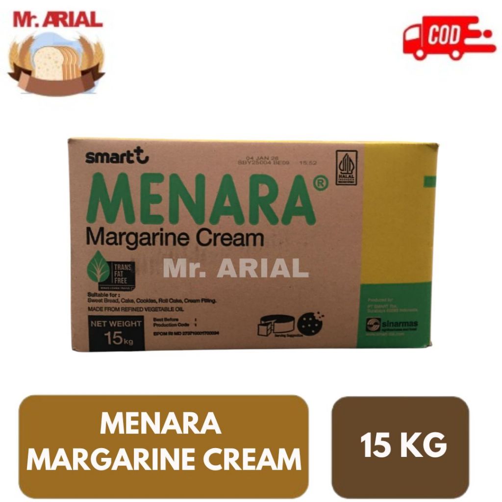 

MENTEGA MENARA KRIM 15kg | MARGARINE MENARA 15 kg