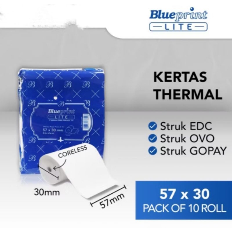 

Kertas Thermal Blue Print Uk 57x30