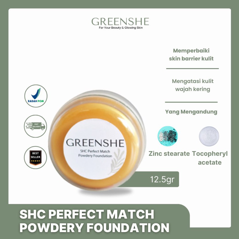 greenshe SHC perfect match powdery foundation
