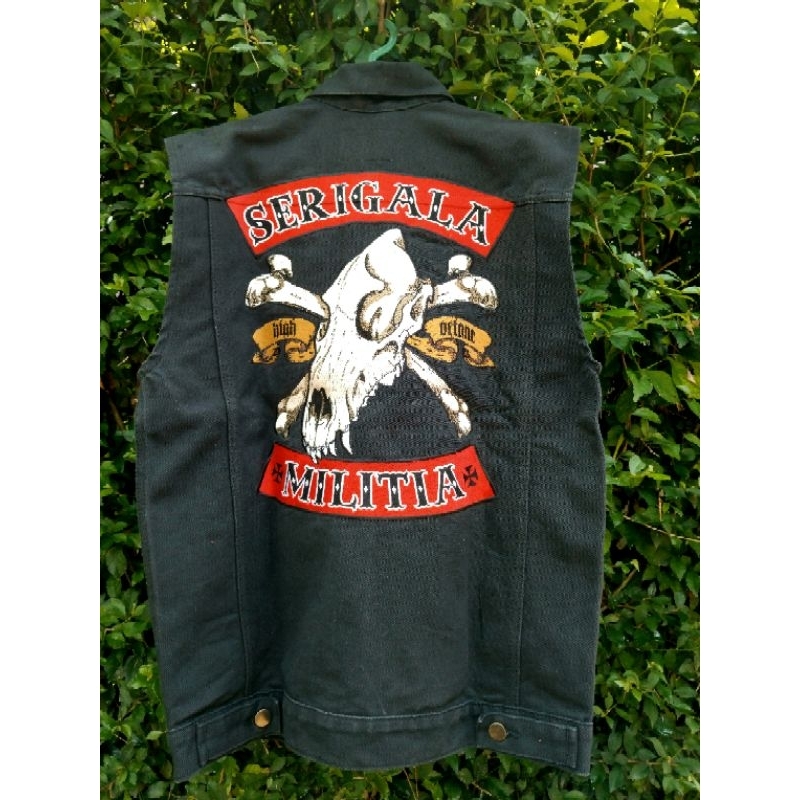 vest seringai hitam xl
