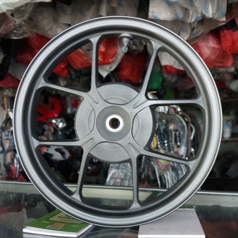 velg belakang beat deluxe pelek beat led original honda made in indonnesia istimewa sangat mulus cet