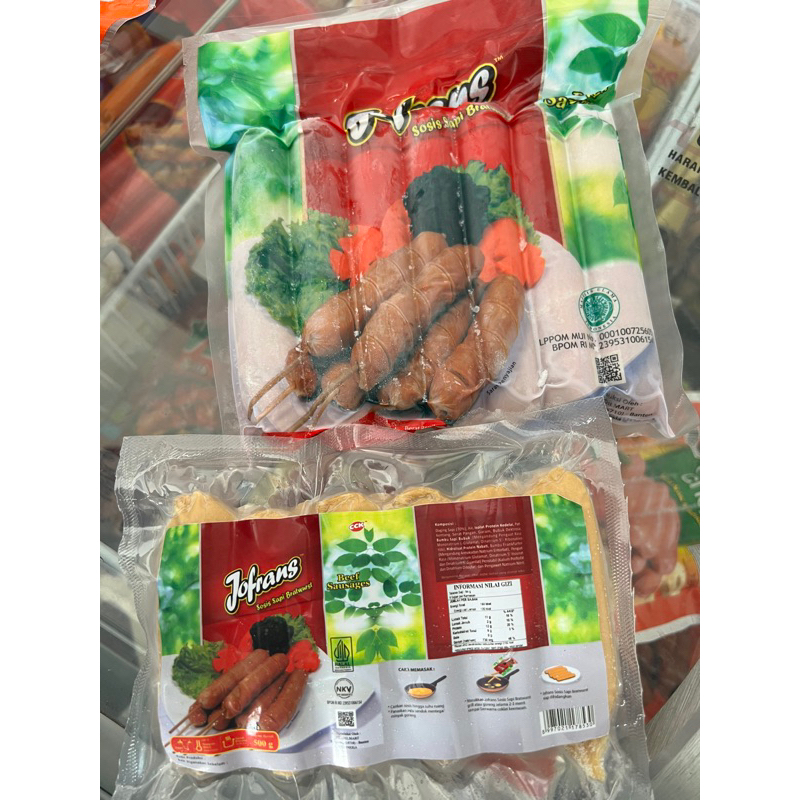 

Jofrans sosis bakar mini &jumbo