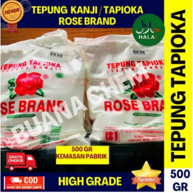 

Tepung Tapioka Rose Brand 500 gram / Tepung Aci / Tepung Kanji