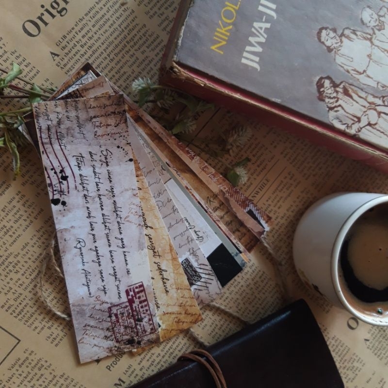 

[PER BOX] Bookmark Vintage Quotes Sastra-Pembatas Buku Edisi Kutipan Karya Sastra Dunia-Bookmark Retro Edition-Fyodor Dostoevsky-Orwell-Pramoedya