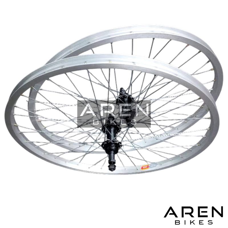 WHEELSET SEPEDA 24 ARAYA VP21 VELG RIM RIMS VP 21 HUB FREEHUB JARI JARI RODA JADI DEPAN BELAKANG SEP