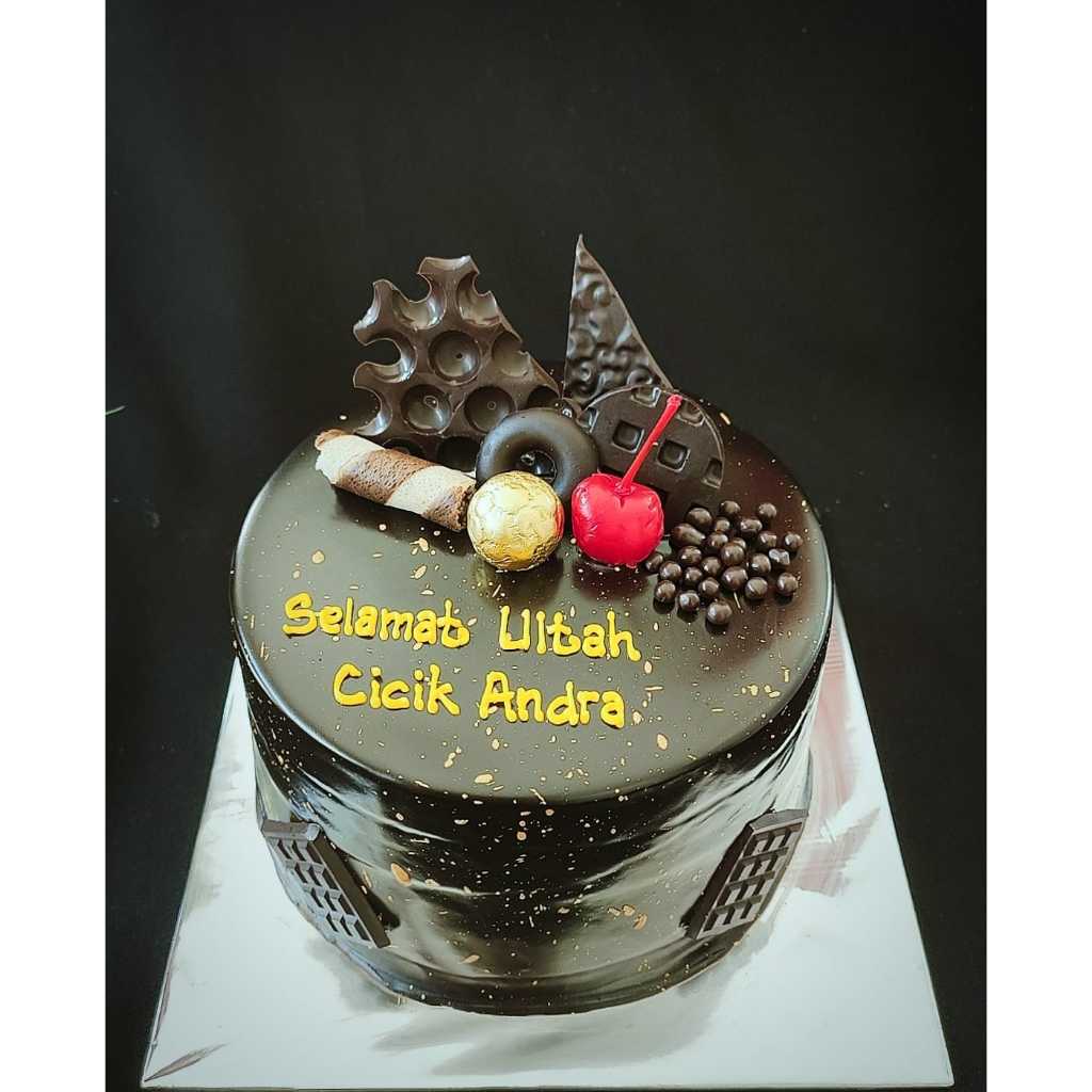 

Kue Ultah / Full Coklat / Black Forest Full Coklat