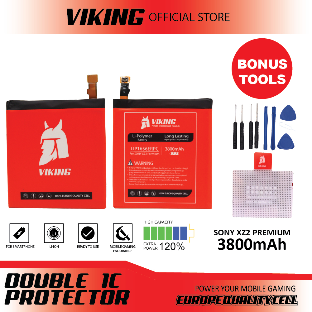VIKING Baterai Sony Xperia XZ2 Premium Double Power
