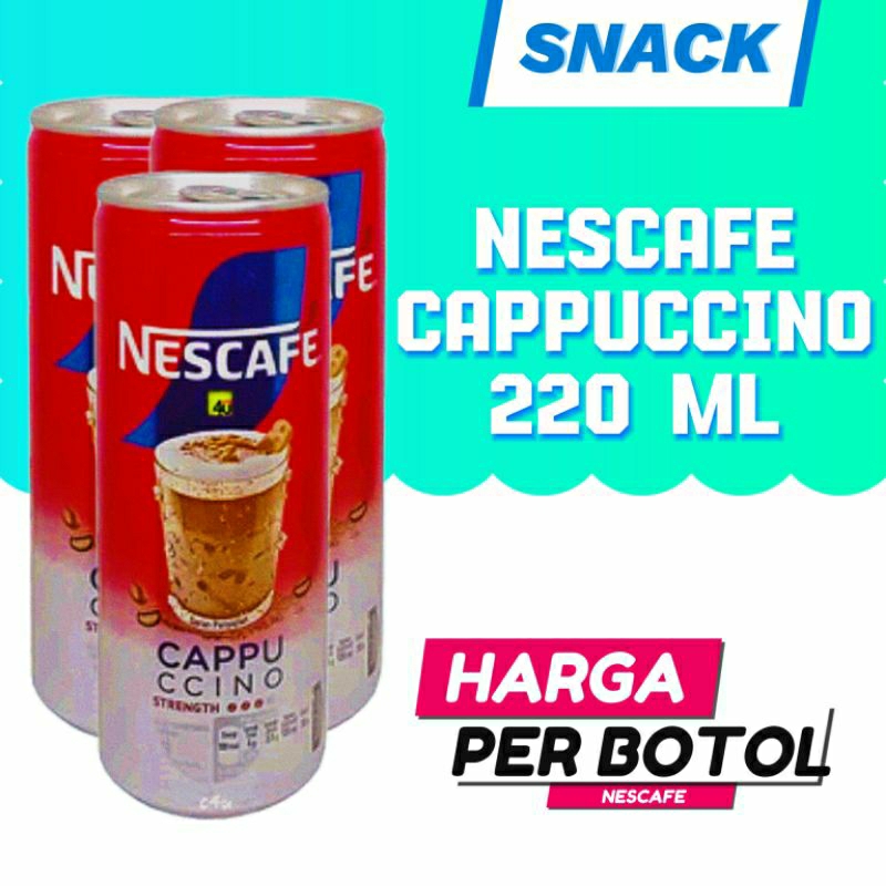 

Nescafe 220 Ml, Cappuccino, Latte, Caramel, Ice Black