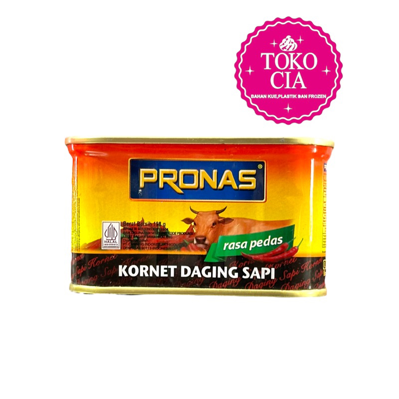 

Pronas Kornet Daging Sapi Rasa Pedas 198g