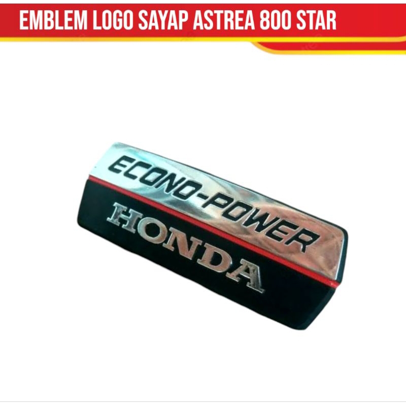 Emblem logo sayap tebeng Honda Astrea 800 Astrea star Astrea800