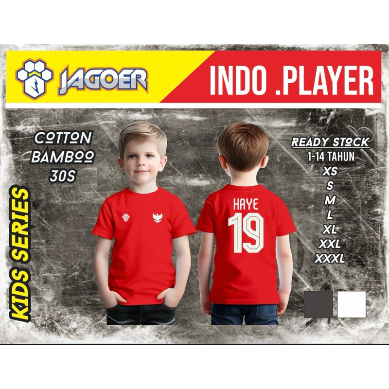 KAOS ANAK TIMNAS INDONESIA
