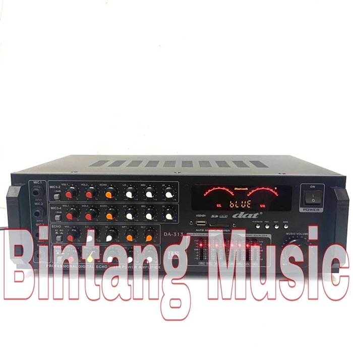 RB Power Amplifer Bluetooth DAT DA-313 DA313 DA 313 utk Speaker,Karaoke,Studio,Rec
