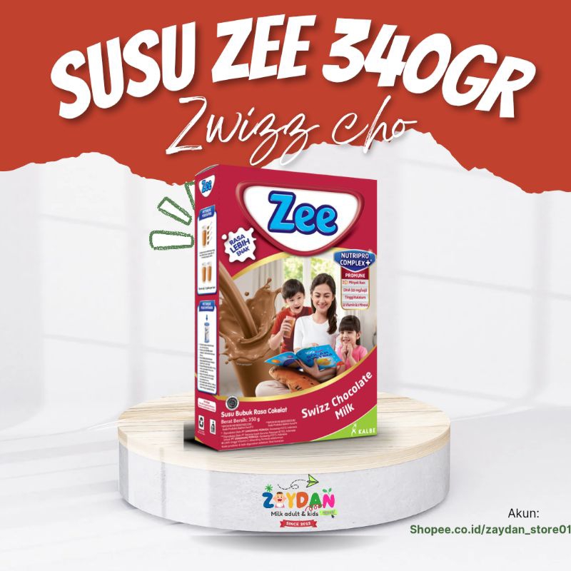 

Zee Swizz Chocolate Milk & vanila twist 340gr