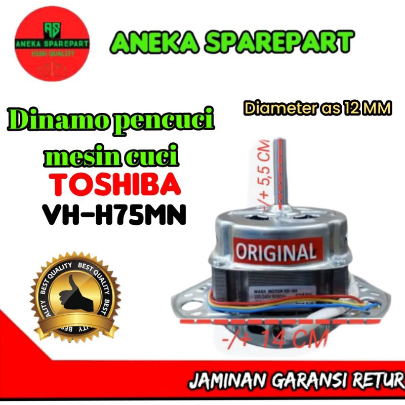 Dinamo pencuci mesin cuci TOSHIBA VH-H75MN