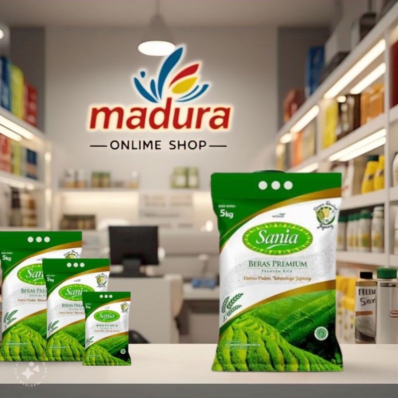 

~MOS~ Beras Sania Super Pulen. Tersedia 1 kg 3 kg 5 kg