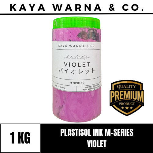 

Tinta Sablon Plastisol Ink VIOLET M-Series KAYA WARNA & CO. (1kg)