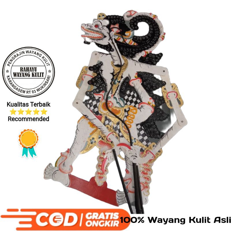 Wayang kulit asli 100% wayang ANOMAN TRIWIKROMO/Wayang Anoman GONDRONG