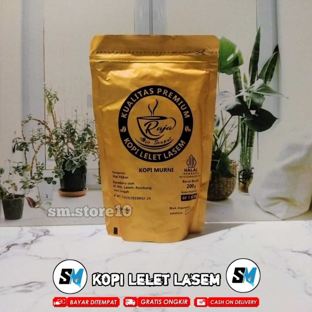 

500 GR PROMO KOPI LELET LASEM TERLARIS TERMURAH PREMIUM | KOPI BUBUK HALUS MURNI | KOPI HITAM ASLI