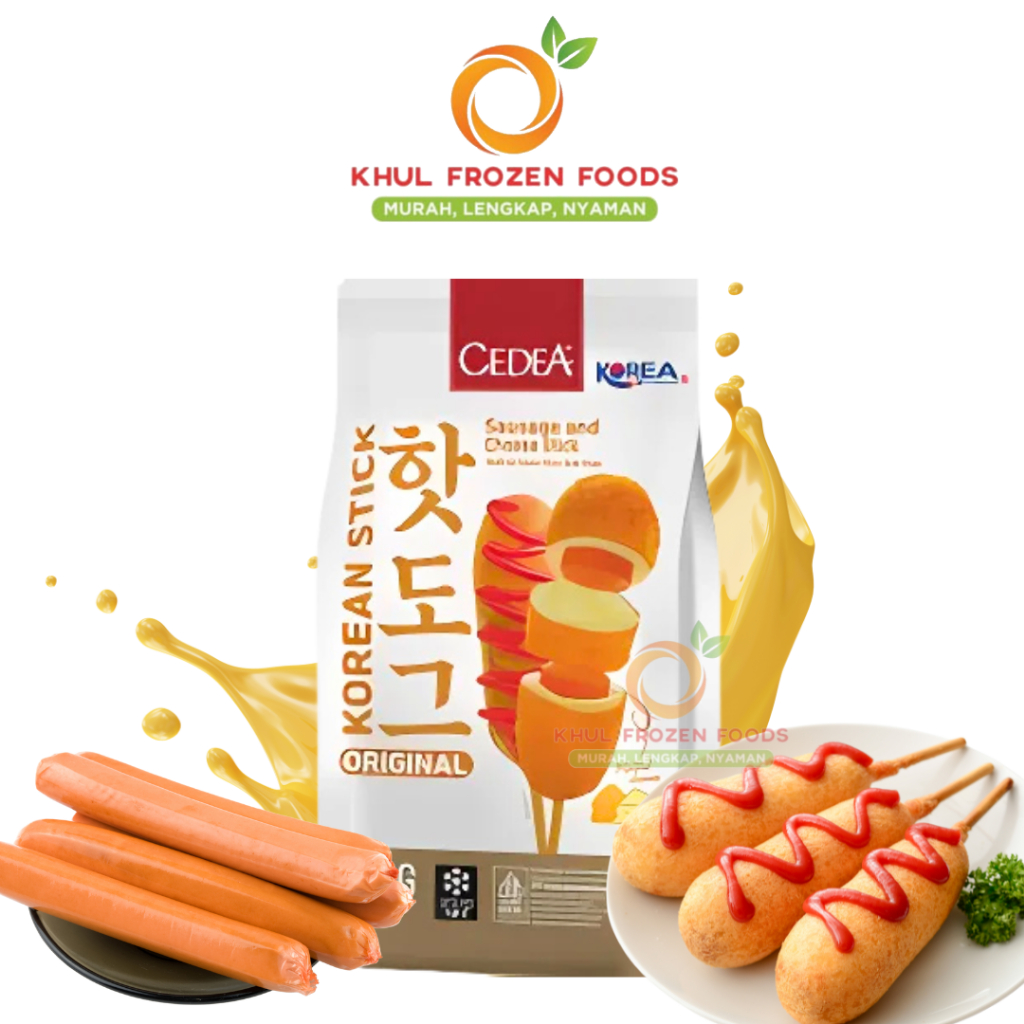 

Cedea Korean Stick Original 240gr / CEDEA / Korean Stick / Corndog / Jajanan Korea