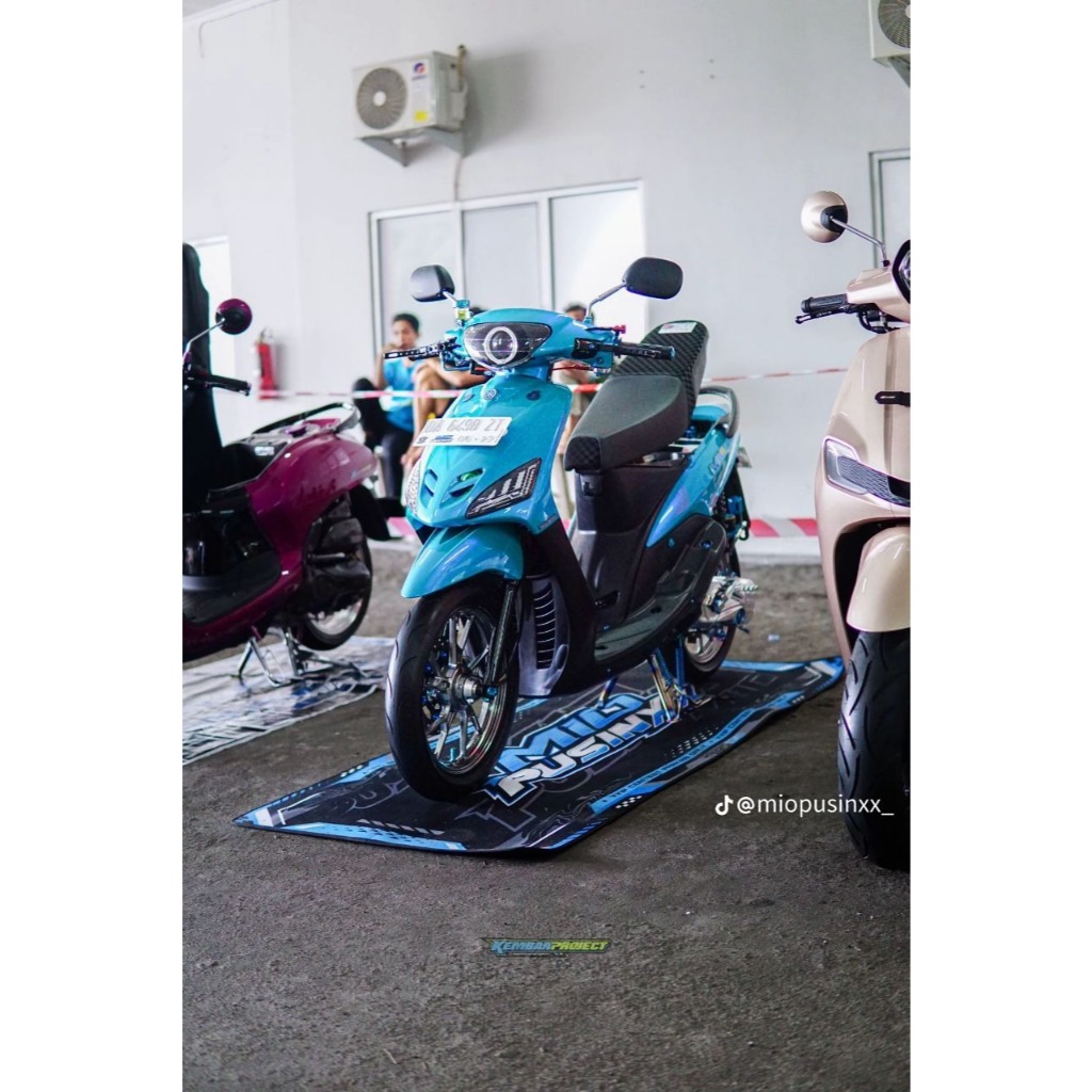 Full body halus mio sporty lama warna Biru Langit Lembayung Ungu