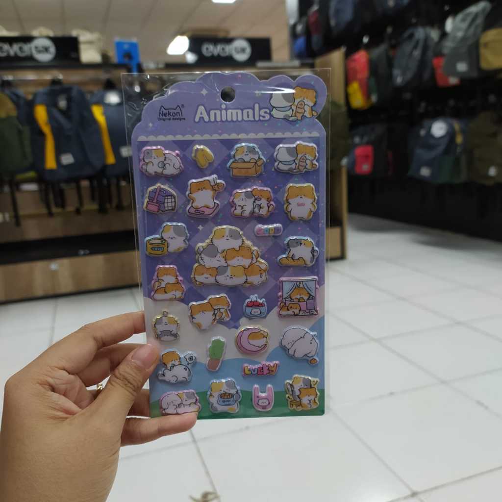 

GRAMEDIA KEDIRI - NEKONI STICKER PUFFY HAMSTER