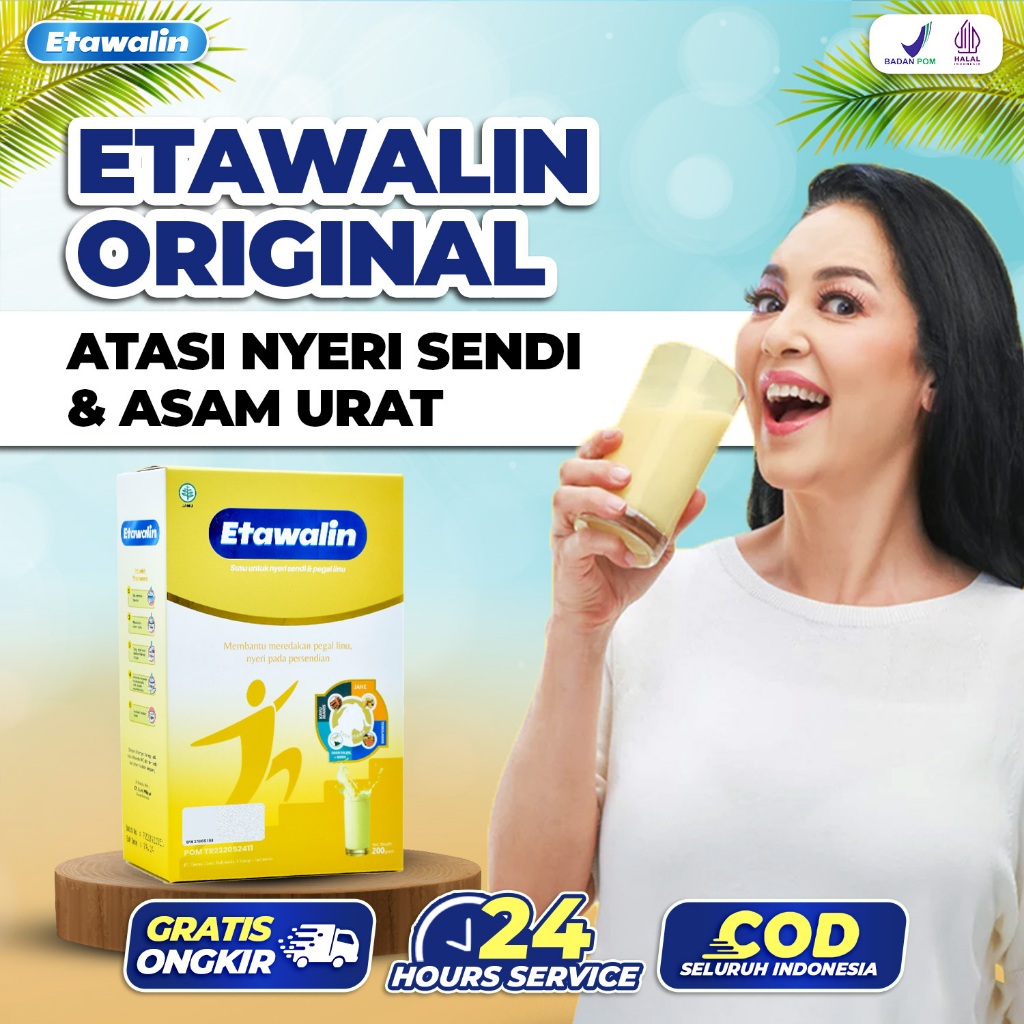 

Susu Etawalin Original | Ampuh Turunkan Asam Urat dan Nyeri Sendi Tingkatkan Kepadatan & Kesehatan Tulang Sendi Susu Anti Asam Urat Rematik Reumatik Nyeri Sendi 200gr