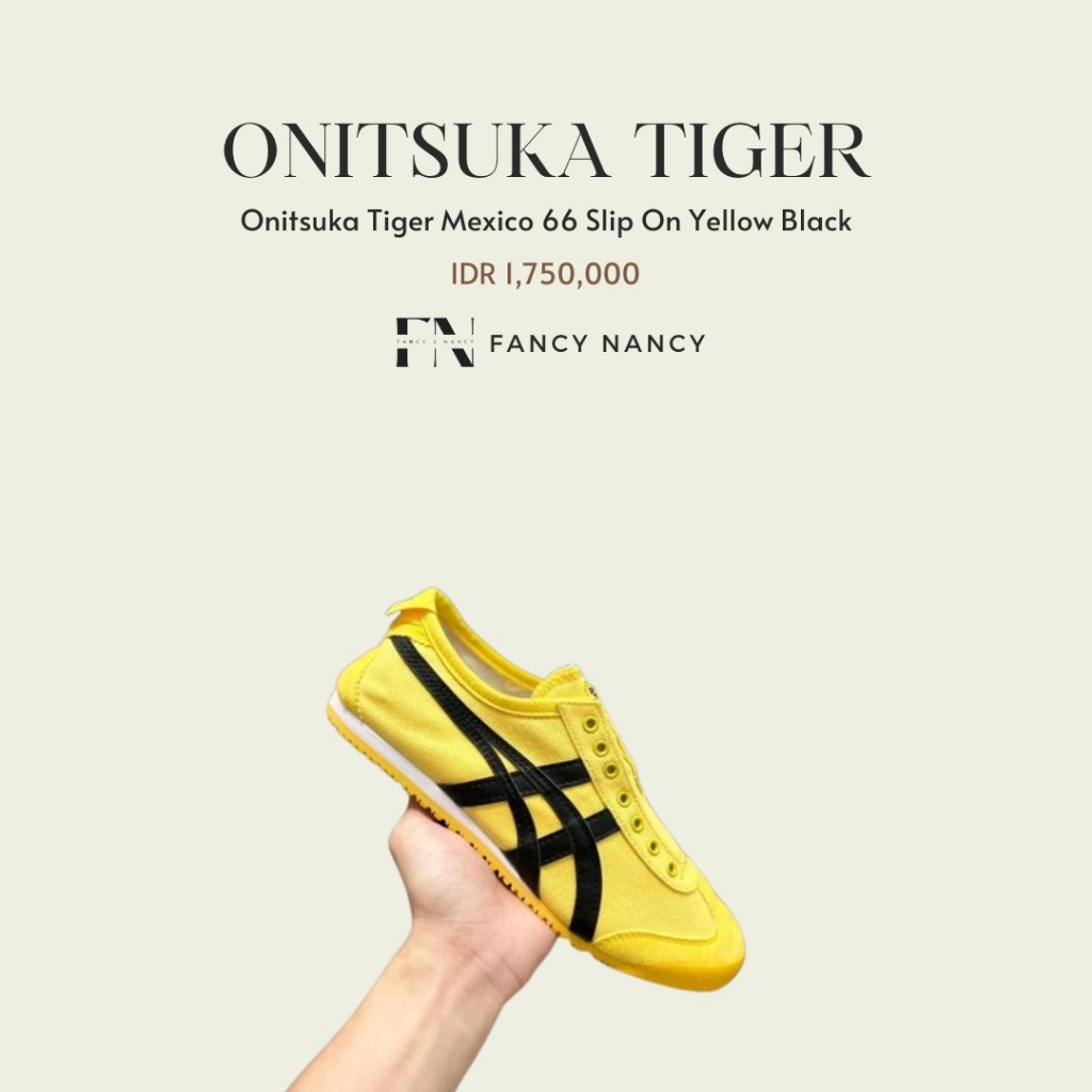 Onitsuka Tiger Mexico 66 Slip On Yellow Black