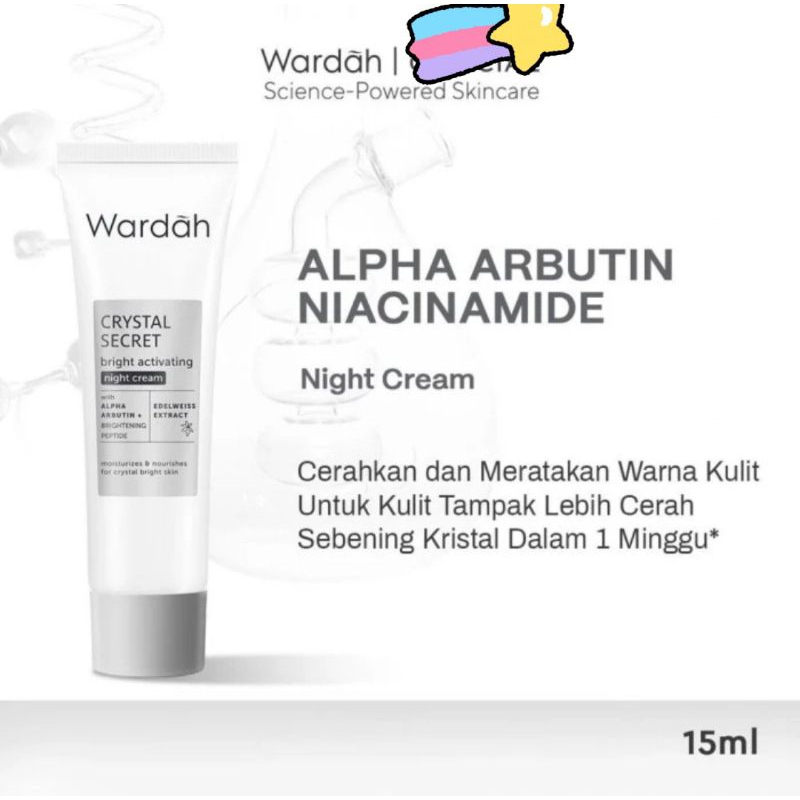 Wardah Crystal Secret Night Cream 15ml
