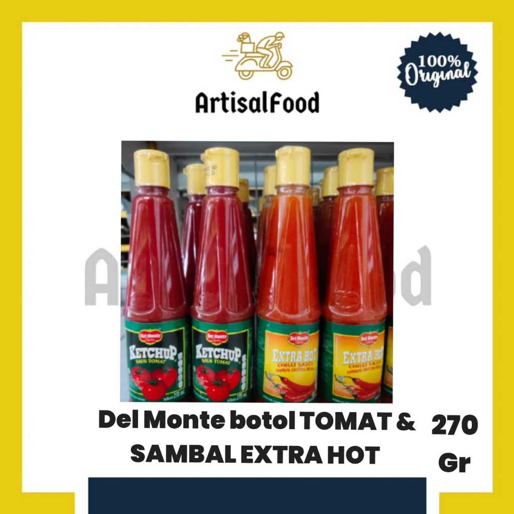 

DEL MONTE BOTOL 270gr ORI saus saos delmonte