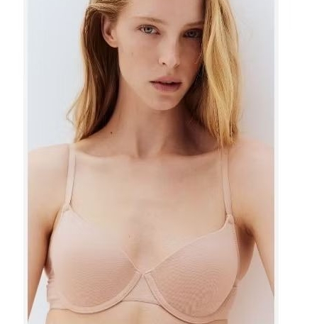 H**M Women's Padded Cotton Tshirt