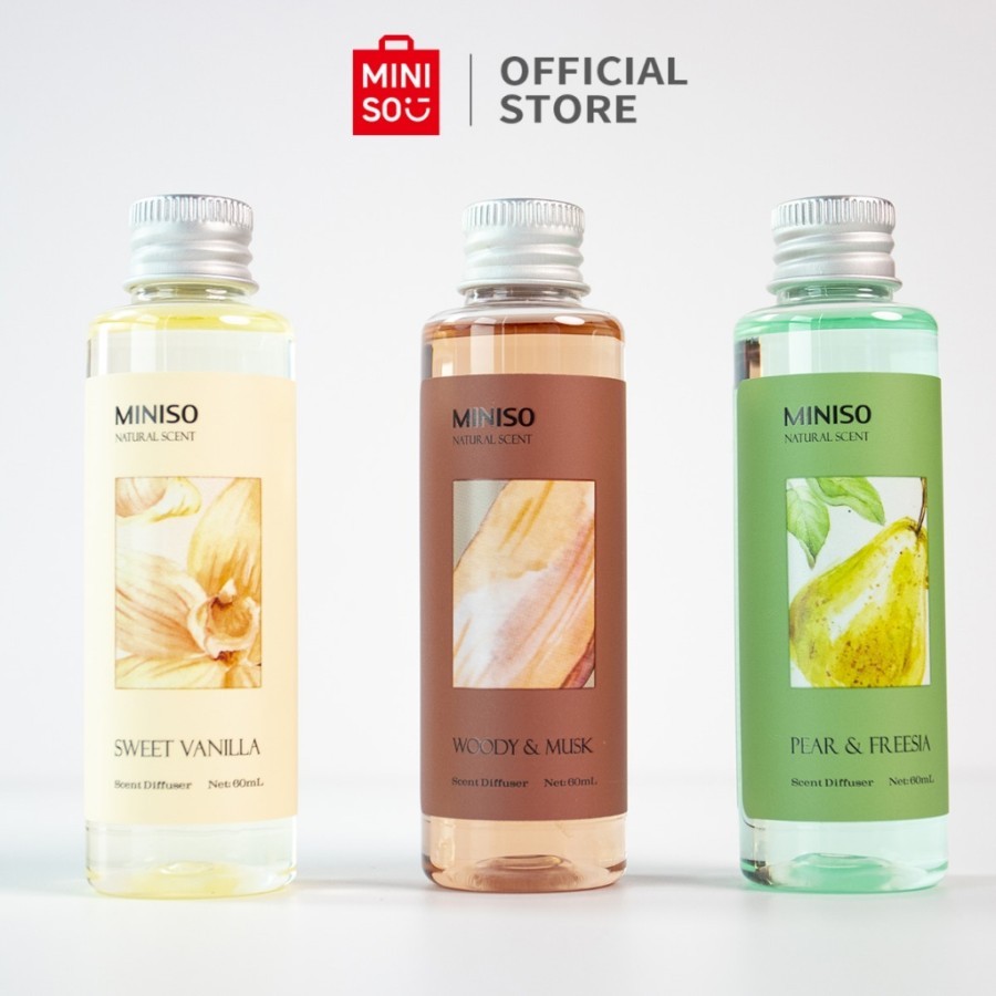 MINISO Refill Difuser MINISO - Ink Art Diffuser Refill 60ml - Bergamot&Musk / Difusser air / diffuse