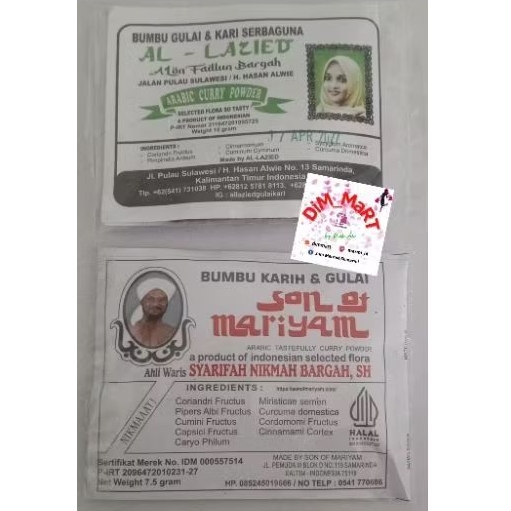 

Bumbu kari & gulai bubuk