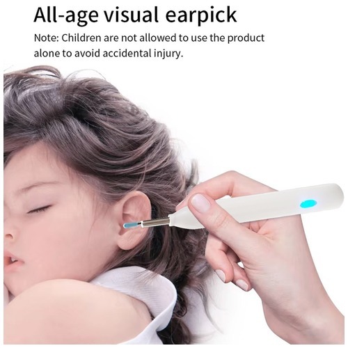 pembersih telinga kamera /Korek Kuping Kamera Wireless LED Smart /alat pembersih telinga kamera - Wi