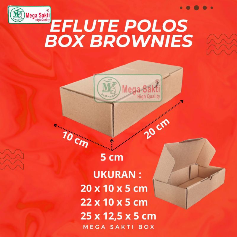 

(ISI 10 PCS) DOS / DUS KUE BROWNIES EFLUTE POLOS TINGGI 5 CM UKURAN 20 CM, 22 CM, 25 CM / KARTON BOX KOTAK HAMPERS