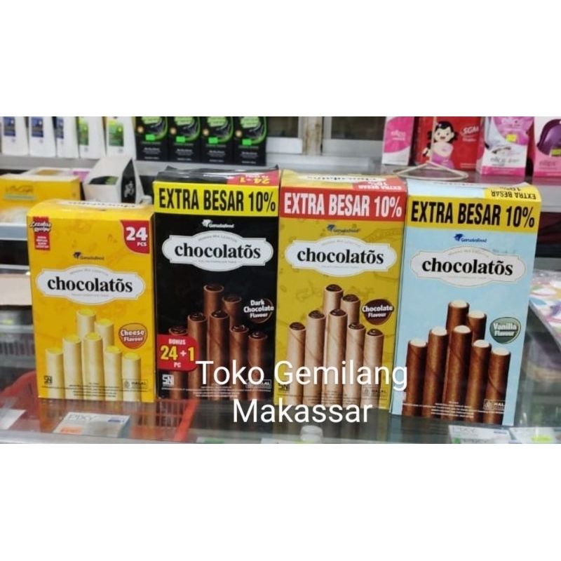 

Gery Chocolatos Grande Wafer Roll Box isi 24