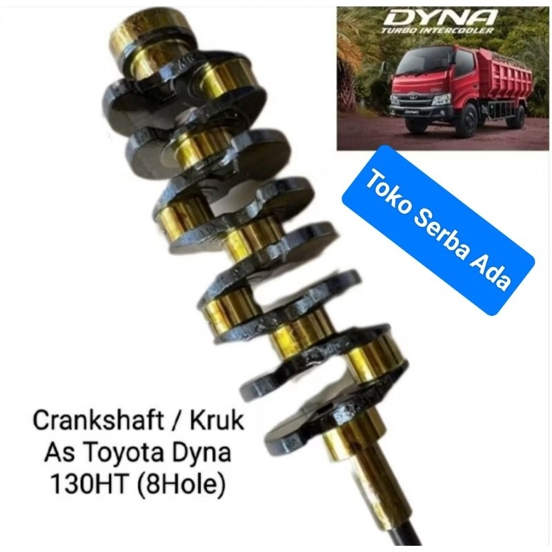 Crankshaft / Kruk As Ker As Toyota Dyna 130HT 8 Hole (WO4D)