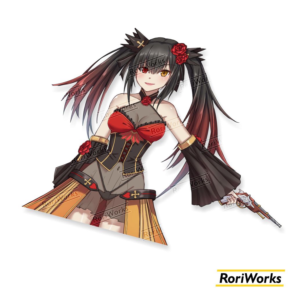 

Stiker Kiss cut - Kurumi Scarlet Nightmare | Date A Live