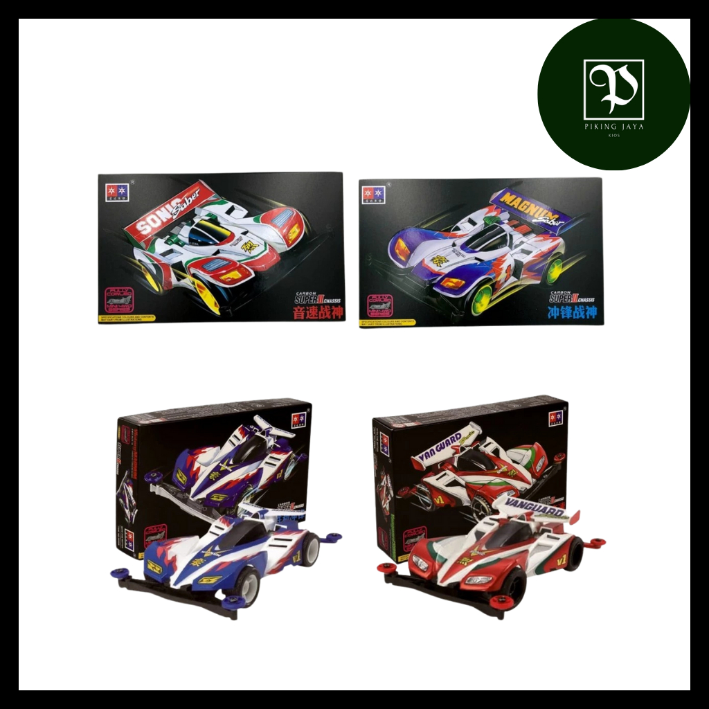 Tamiya Mini 4WD Daxing Seri Chassis Super 2 - Rep. Tamiya Merk Daxing