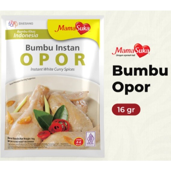 

Mamasuka Bumbu Dapur Masak Instan Opor